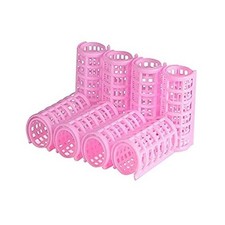8 Pcs Plastic Hair Rollers Home DIY Hair Styling Tools Pro Salon Portable