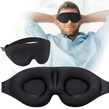 2 PCS Eye Mask For Sleeping Blindfold Accessories for Travel Use ﻿Men & Women