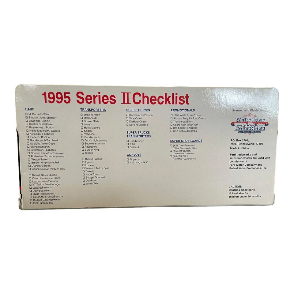 Dale Jarrett 1996 Ford Quality Care Matchbox 1/87 Nascar Transporter - Image 2 of 4