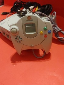 SEGA Dreamcast Console - White w/Controller, Cables, Memory Card. Please Read. 