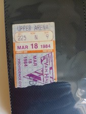 Van Halen May 15th 1984 CONCERT TICKET STUB DAVID LEE ROTH EDDIE VH LOGO EUC
