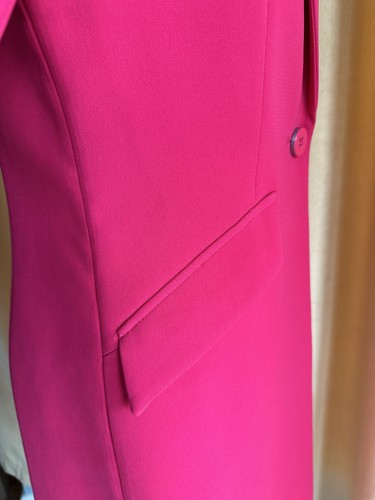 Guess Pink Fuchsia Trench Coat Size S / 8/10 New with tags - Picture 10 of 17