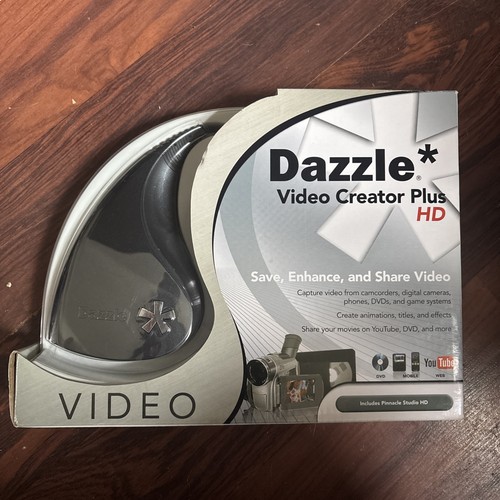 Dazzle DVC-107 Video Creator Plus HD Pinnacle USB Video Capture Device New - 第 1/2 張圖片