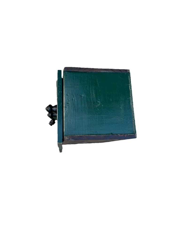 Joyero de madera boticario de granja rústico de colección años 50 4 cajones Foto 4 de 4