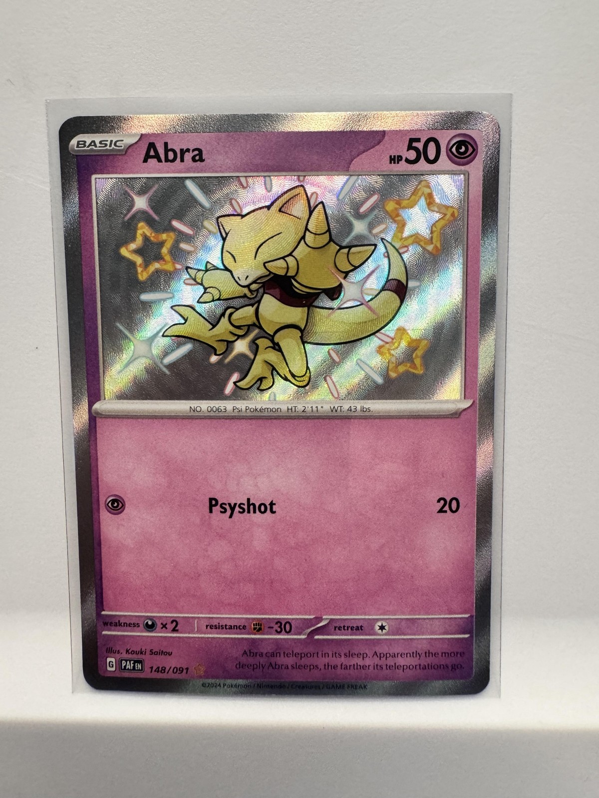 SV: Paldean Fates #148/091 Abra NM