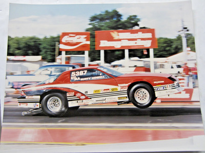NHRA 1990's Rusty Howell #5387 GT/AA  Chevy Camaro Drag Racing Photograph