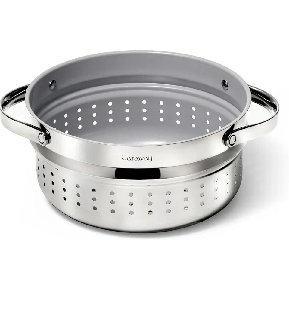 Caraway 6.5 qt Stainless Steel Steamer with Handles, CW-STM6-SLS