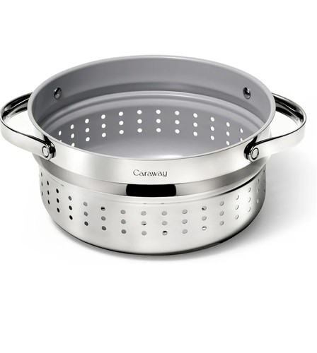 Caraway 6.5 qt Stainless Steel Steamer with Handles, CW-STM6-SLS - Afbeelding 1 van 5