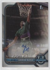 2021 Bowman U Chrome Prospect Silver Wave Refractor /199 Yannick Nzosa Auto 0zq6