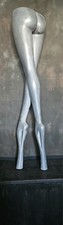 Vintage Original Tall Bonami Bespoke Silver Mannequin Legs 54 In