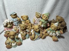 Cherished Teddies Lot Of 10 Figurines Gently Used Some Minor Defects See Notes