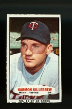 1967 Bazooka 11 Harmon Killebrew Minnesota Twins VG (CREASE)