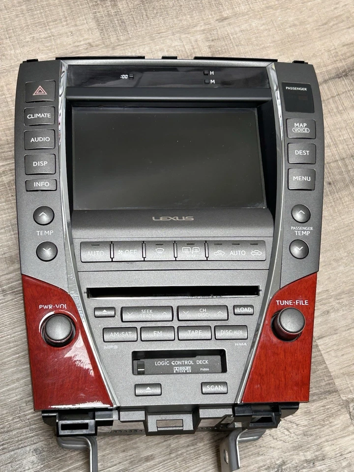 2007-2009 Lexus ES350 Radio Navigation CD Screen Climate Head Unit 86430-33014 - Image 2 of 4