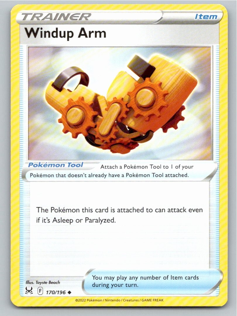 2022 POKEMON WINDUP ARM LOST ORIGIN 170/196 UC NM A60433 FREE S&H