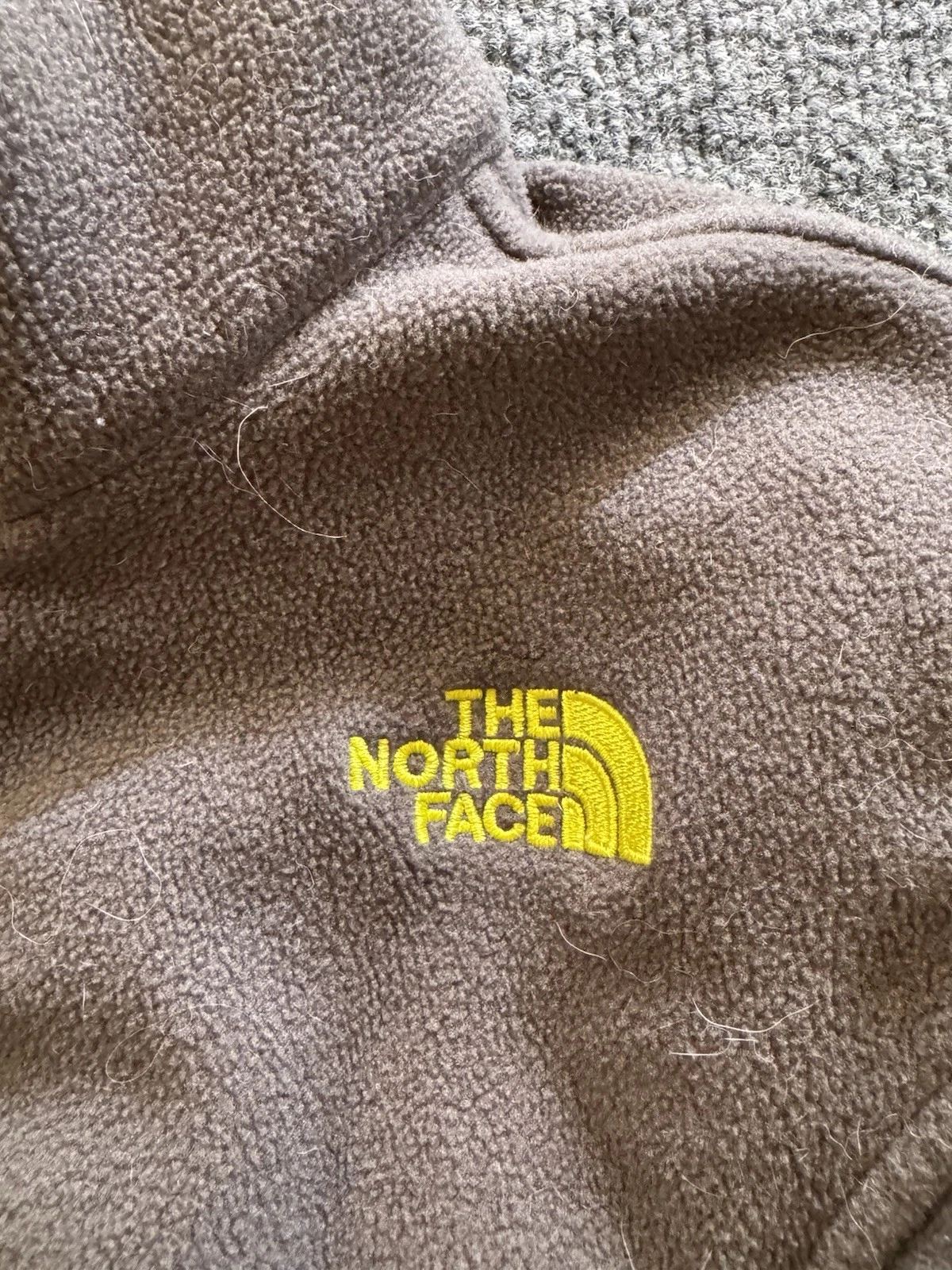 north-face zip lime green jacket