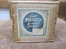 Vintage Philco 5" Electro Dynamic Speaker, NEW IN BOX, 3 Available