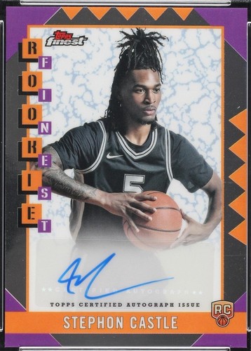 2024-25 Topps Chrome Basketball Stephon Castle 3ST-13 Show & Tell 
