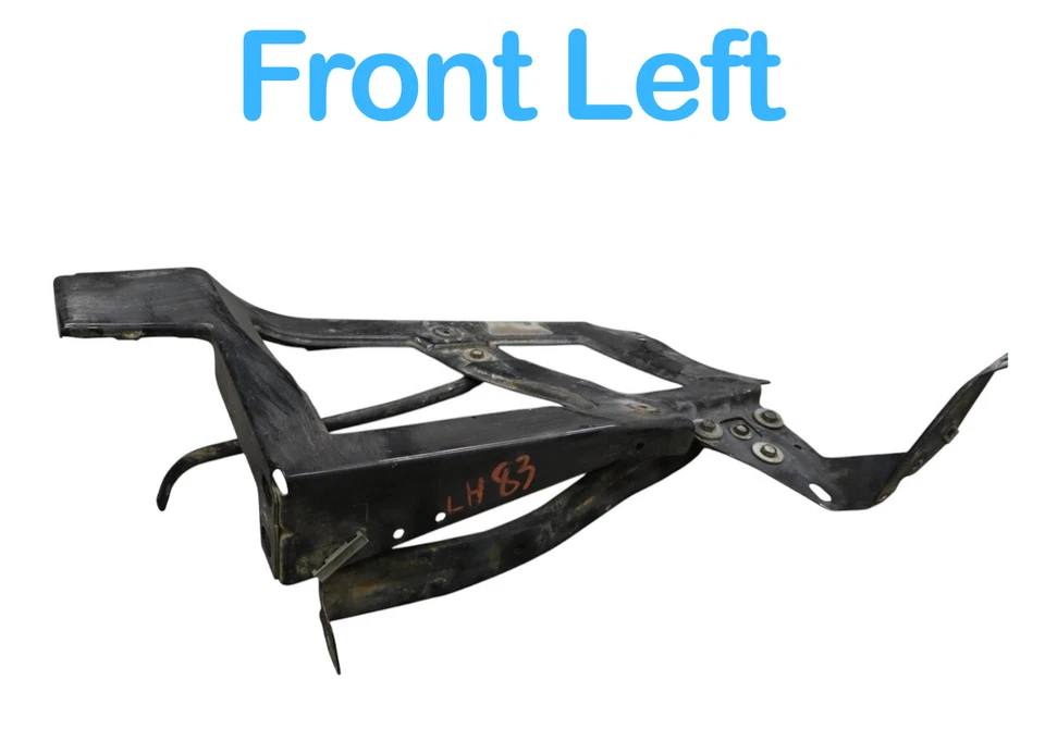 06-09 Pontiac Solstice parachoques delantero izquierdo guardabarros soporte negro OEM Foto 3 de 4