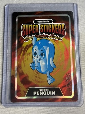 VeeFriends Persistent Penguin Super Sticker 45/55 Diamond on Lava /55 2026