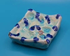 "Ancient Memento 2" - Abstract Original Clay Sculpture. Hand made & glazed.