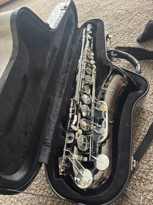 Najee Platinum Series Tenor Saxophone Black Silver w/ Case & Accessories