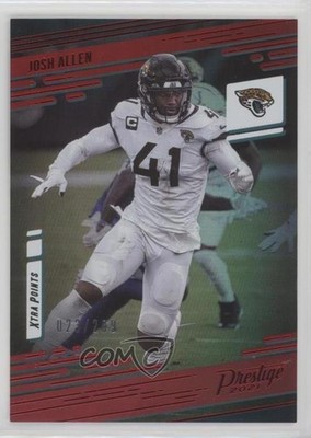 2021 Panini Prestige Xtra Points Premium Red /299 Josh Hines-Allen Allen 0q3