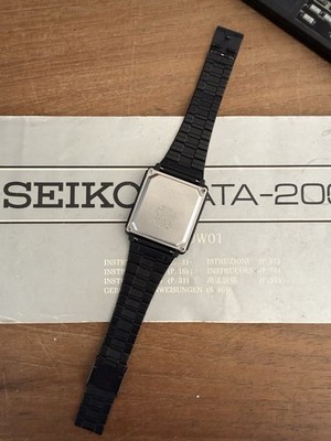 Rare Seiko Data-2000 UW01 w/ Keyboard, Box & Papers – 1980s Early