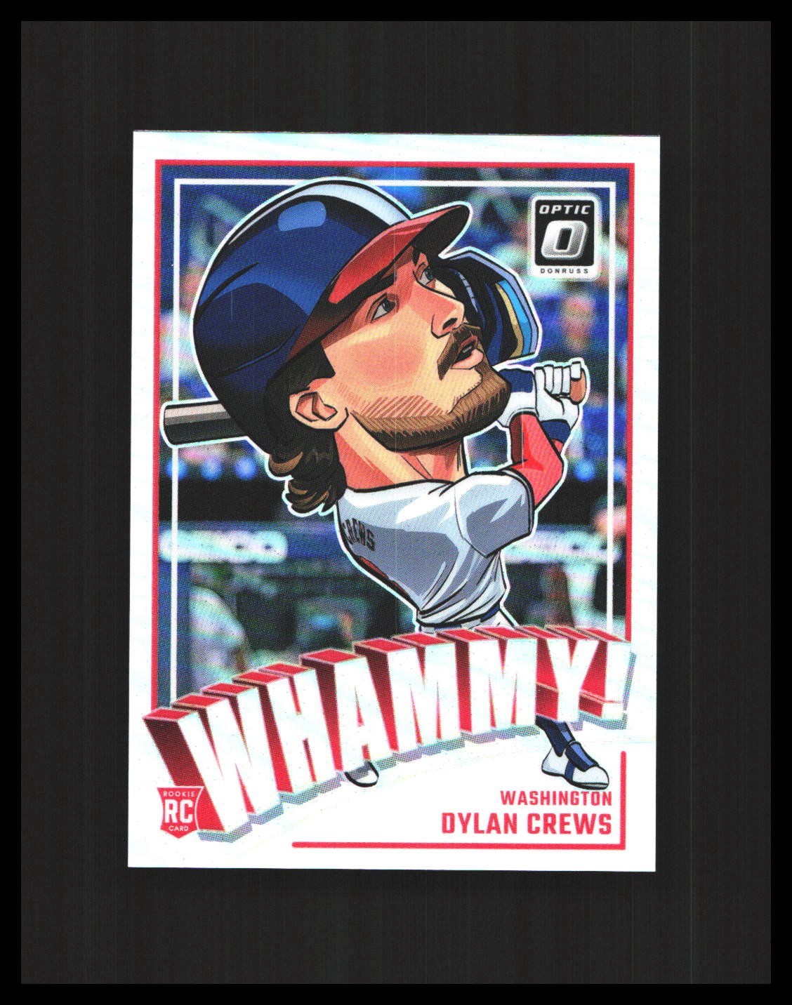 2025 Dylan Crews Rookie Card Panini Donruss Optic WHAMMY! #4 Nationals CHASE