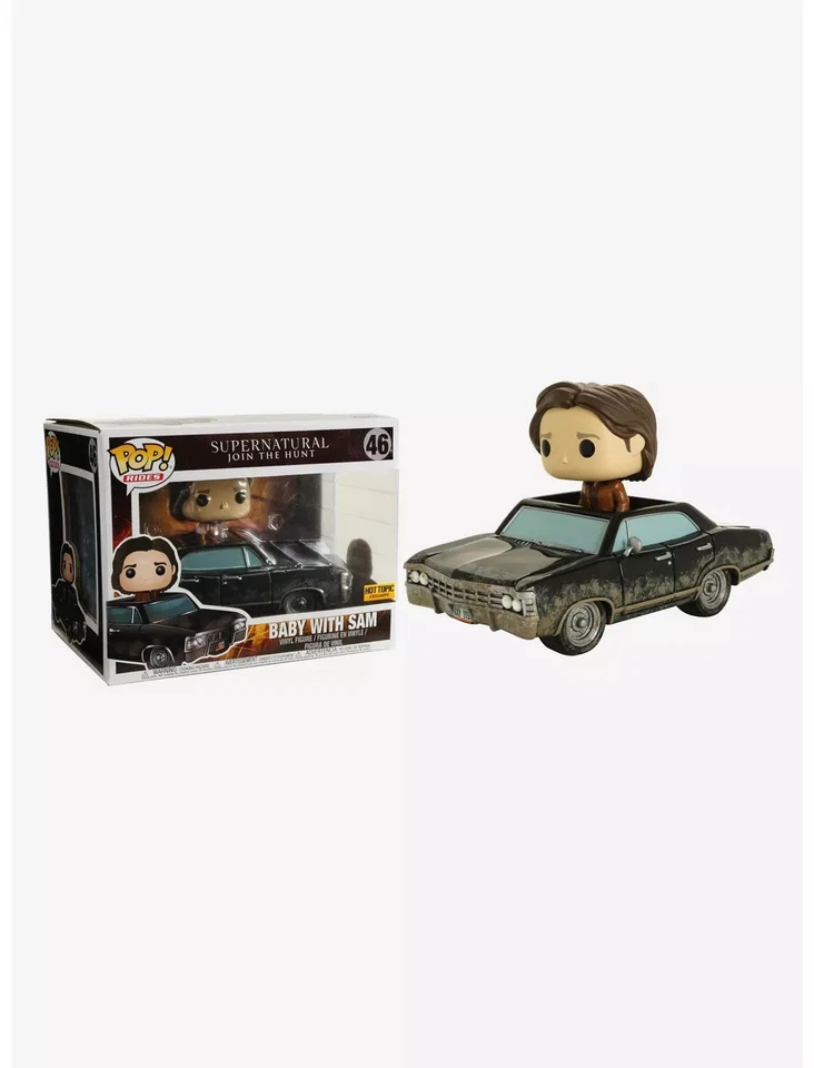 Funko Pop! Bebé sobrenatural Rides con Sam Hot Topic exclusivo abovedado raro Foto 2 de 4