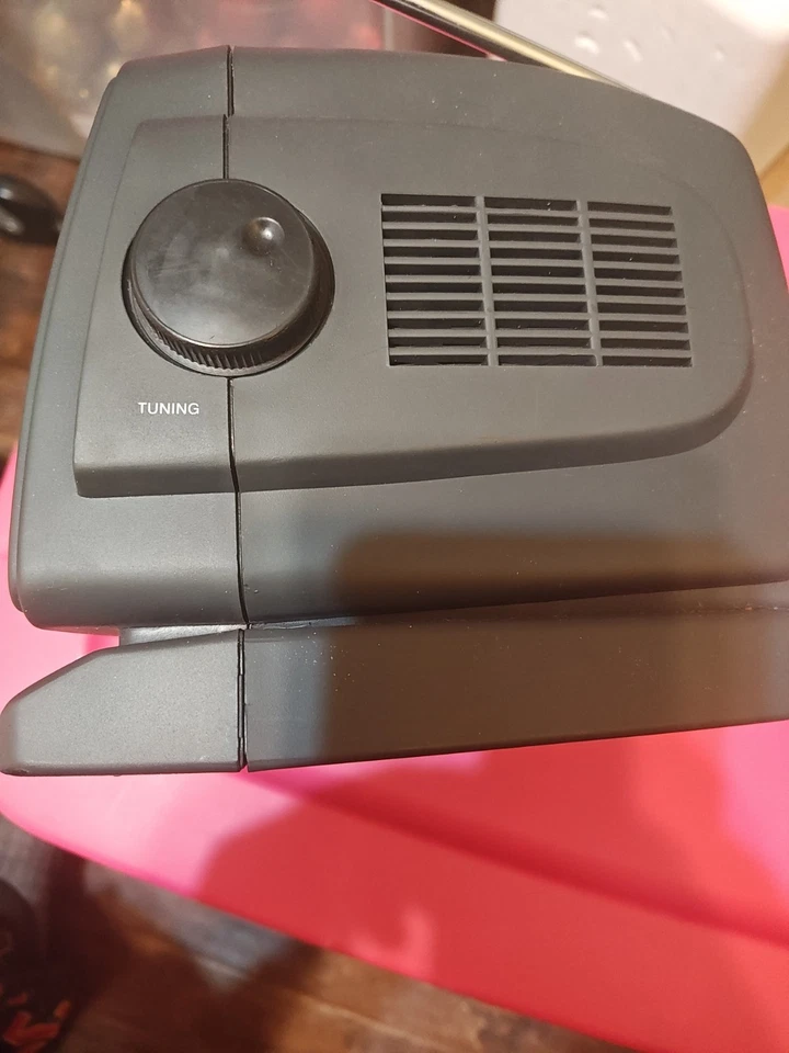 Vintage Amtel Black And White TV Model 502 Portable - Image 4 of 4