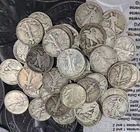 LOT OF 10 DIFFERENT WALKING LIBERTY SILVER HALF DOLLARS (1917-1946)