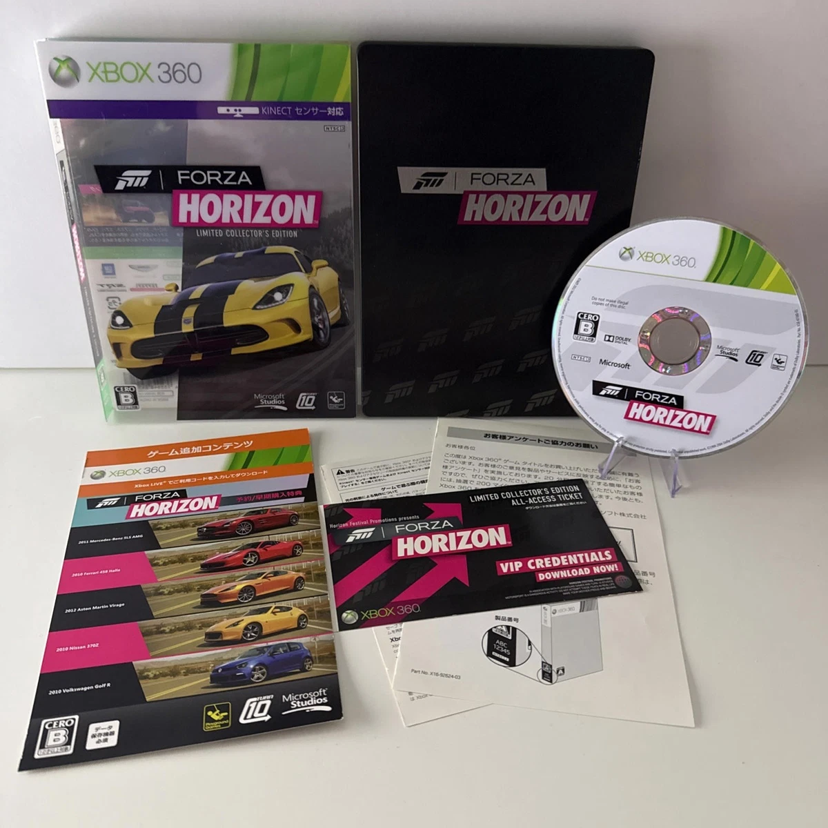 Forza Horizon Edición Limitada Coleccionista Xbox 360 Japón Importación NTSC-J