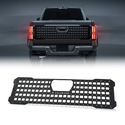 Rear Tailgate Molle Panel for 2024-2025 Tacoma ,Aluminum Tailgate Cargo Rack
