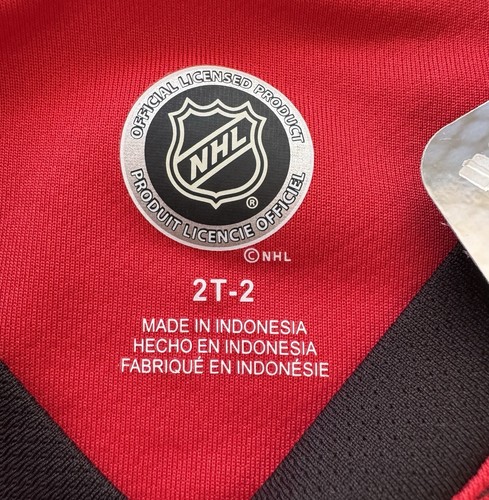 NHL Chicago Blackhawks Hockey Jersey New Toddler Size 2T / 2 - Picture 5 of 11