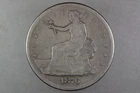 1876-S I/IIM Small S Trade Dollar VG, rev sc & bump. Offering combined shipping.