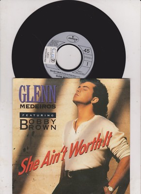7'' Glenn Medeiros /  She Ain´t Worth It (mint - !)