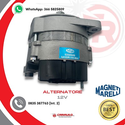 ALTERNATORE PER TRATTORE FIAT 540-640 NEW HOLLAND SAME FIAT 128 ISKRA ORIGINALE &ndash; Ventura Ricambi