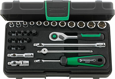 Stahlwille SOCKET SET QUICKRELEASE 1/4'' 96011182 Set with  30 Psc. 40/24/6QR KN