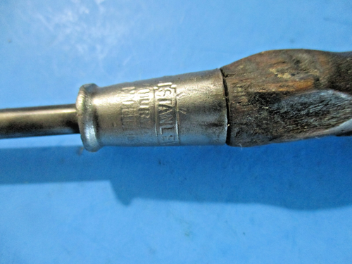 vintage Stanley Hurwood 5-5/8" USA slotted screwdriver - Foto 5 di 7