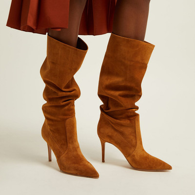 pointed toe slouch boots