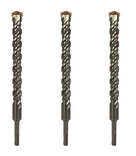 SDS-Plus punta trapano per martello rotante set 3 pz carburo punta per muratura calcestruzzo - Foto 32 di 34