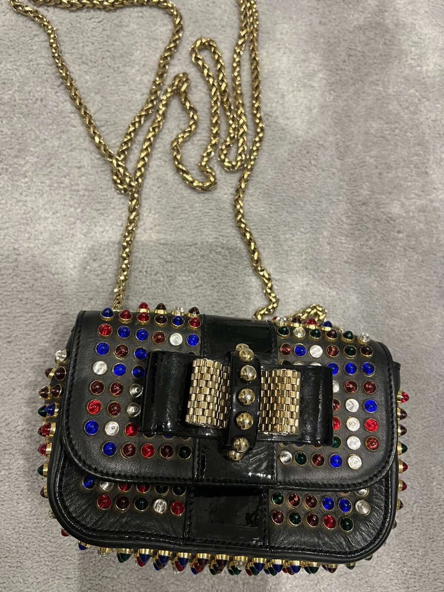 Studded chain bag sale