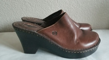 Born brown platform clogs. sz8 39 . very gently used