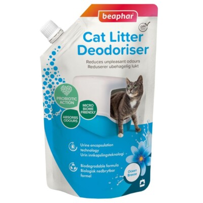Beaphar Katzentoilette Deodorierer Erfrischer Geruchsneutralisierer Konvolut Kätzchen