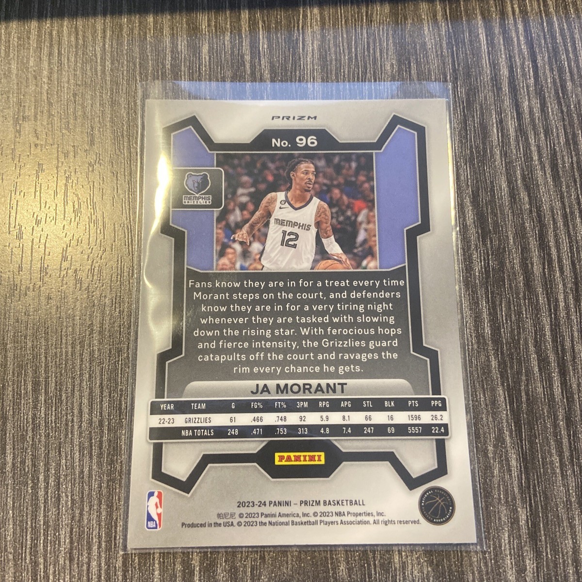 prizm 75th logo ja morant SSP ケースヒット Ja Morant 2021 Prizm #194 Blue NBA 75th Anniversary Price