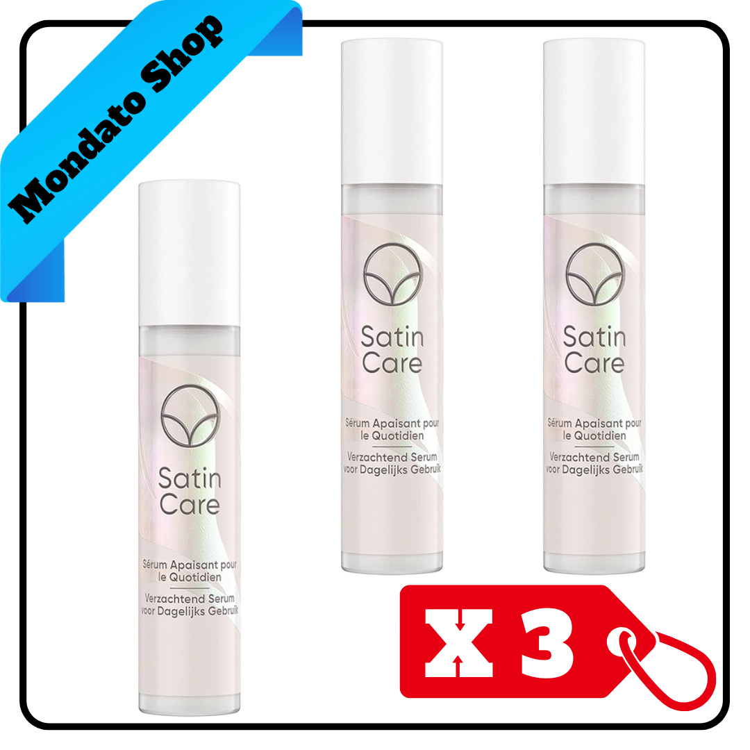 GILLETTE SATIN CARE SERUM APAISANT 50ml LENITIVO DOPO RASATURA (X3)