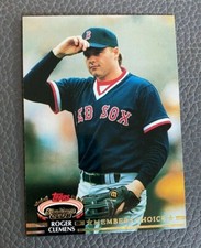 Roger Clemens 1992 Stadium Club Members Choice Card #543 Boston Red Sox