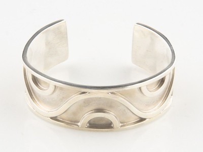 Very Rare Taxco Mexico Silversmith ''Lico'' Cuff Bracelet