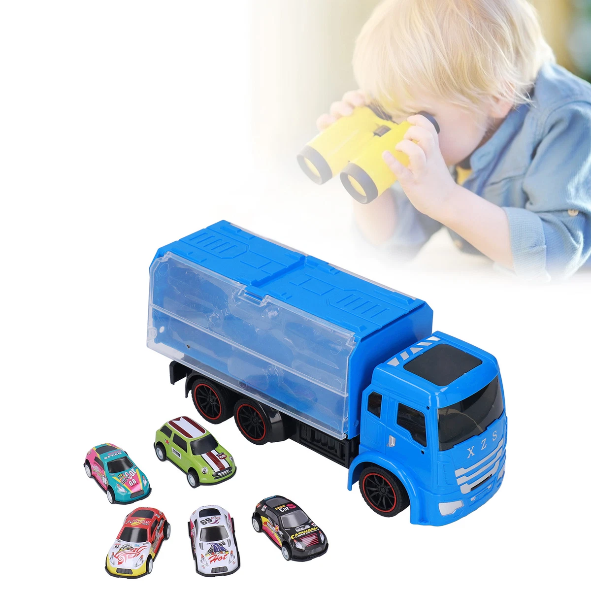 Hot Storage Truck Toy Large Capacity Double Sided Storage Toy Truck Transport C