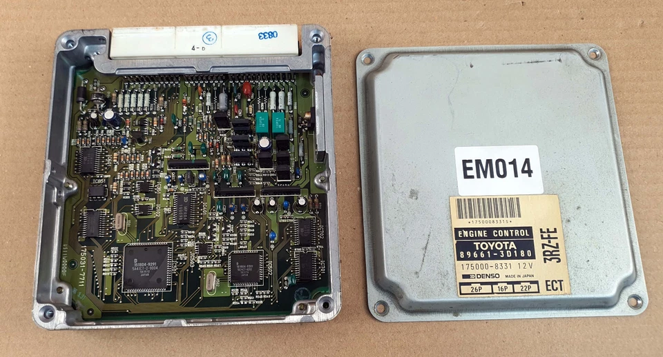 Toyota Pickup 4 Runner 89661-3D180 3RZ-FE Ecu Ecm OEM JDM usado 896613D180 Foto 3 de 4